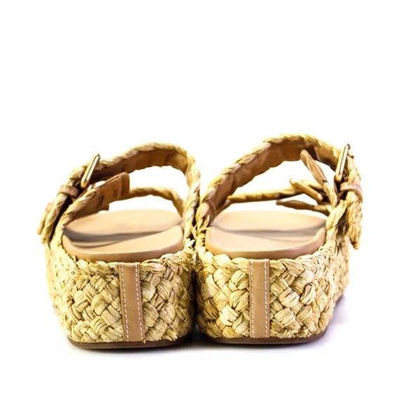ASH Raffia Platform Slide Sandal - Picture 4 of 5